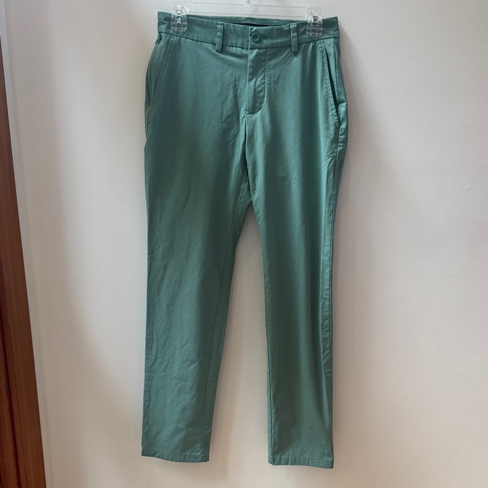VINEYARD VINES Men's Green Performance On-The-Go Pant